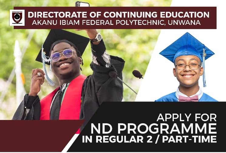 APPLY FOR ND PROGRAMME IN REGULAR 2/PART-TIME